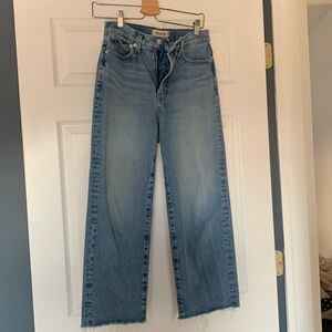 Madewell perfect vintage wide leg crop Jean